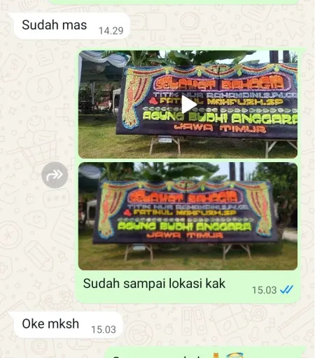 Pengiriman Papan Bunga Tegalgondo Butuh