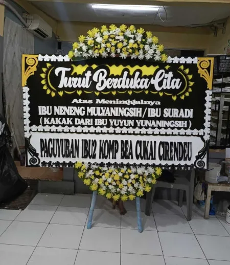 Papan Bunga Duka Tegalgondo Butuh